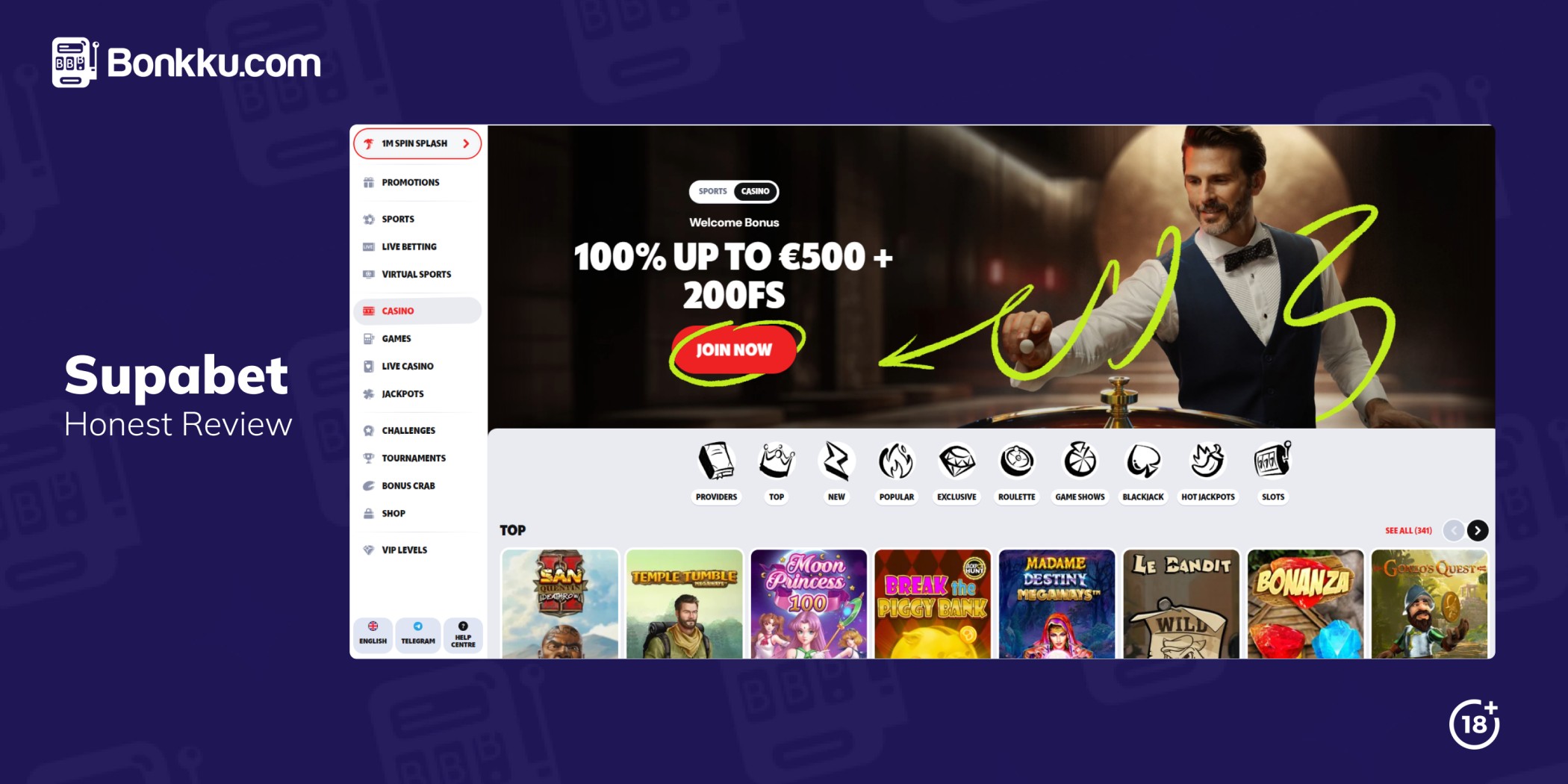 supabet casino review