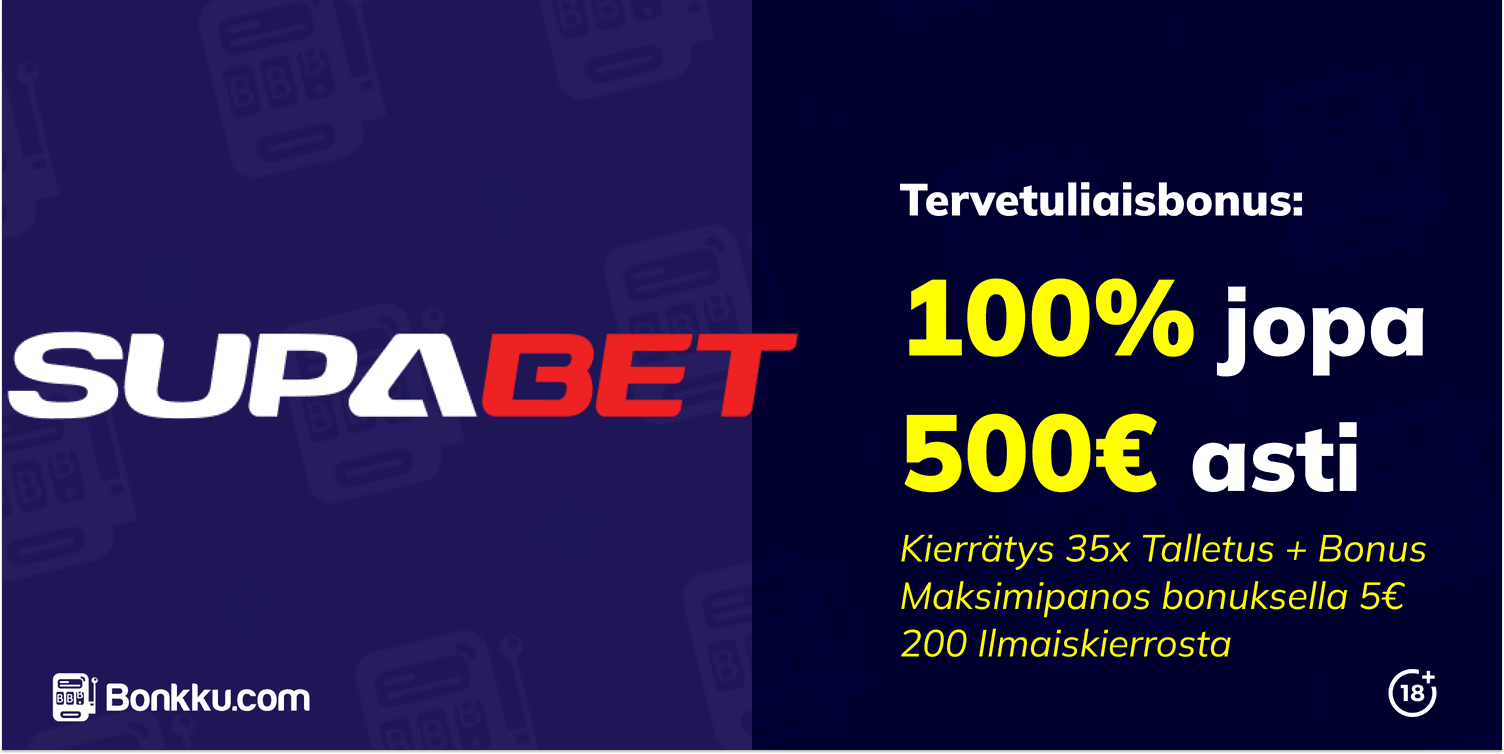 supabet kasino tervetuliaisbonus