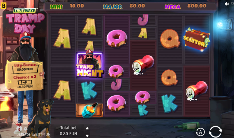tramp day trueways slot
