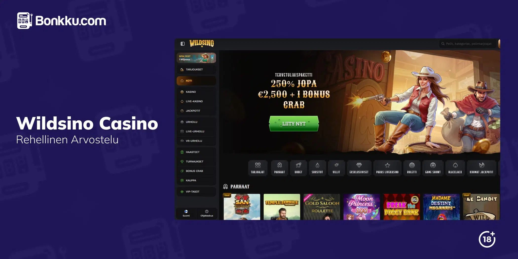 wildsino casino arvostelu