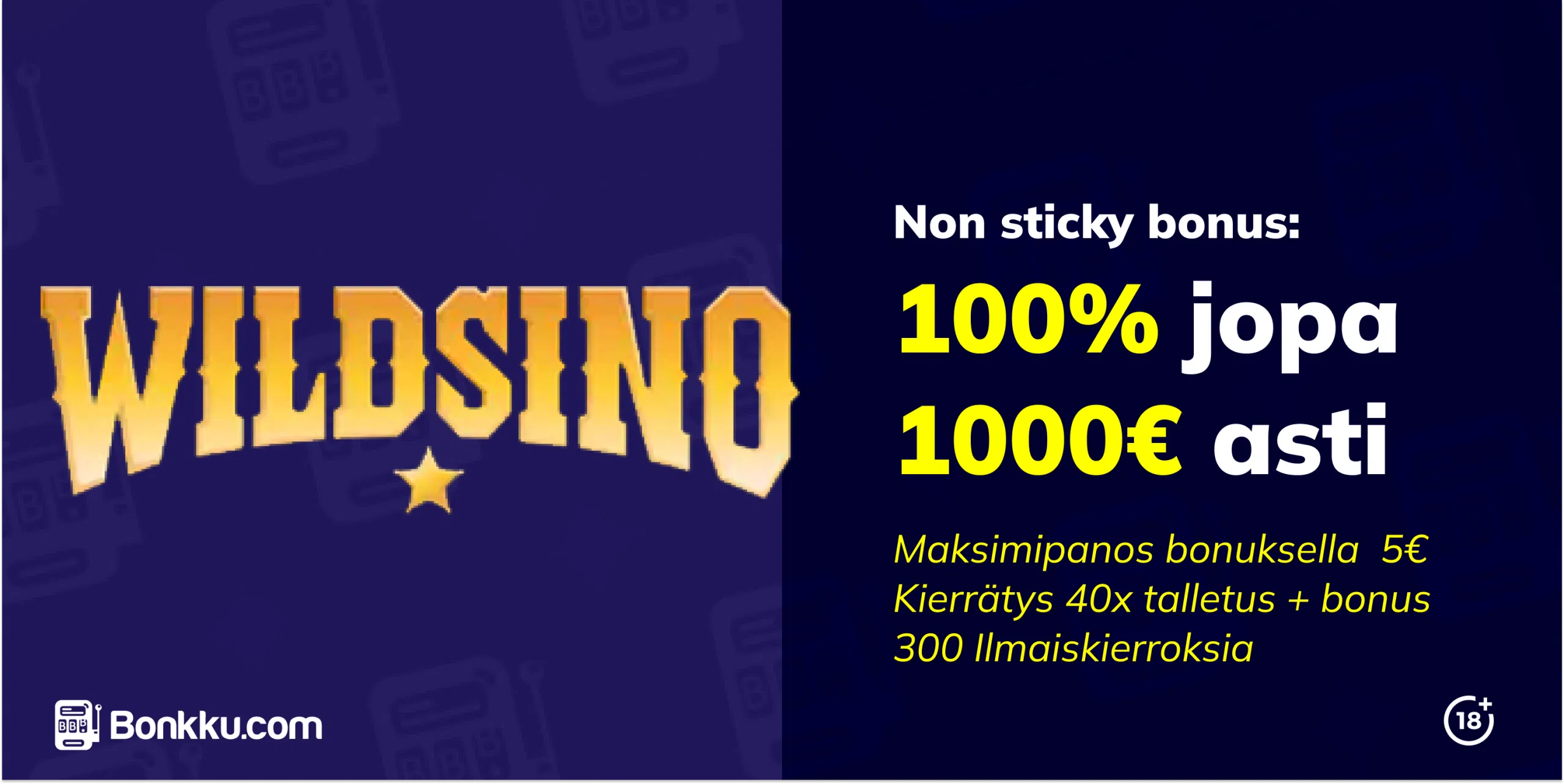 wildsino casino tervetuliaisbonus