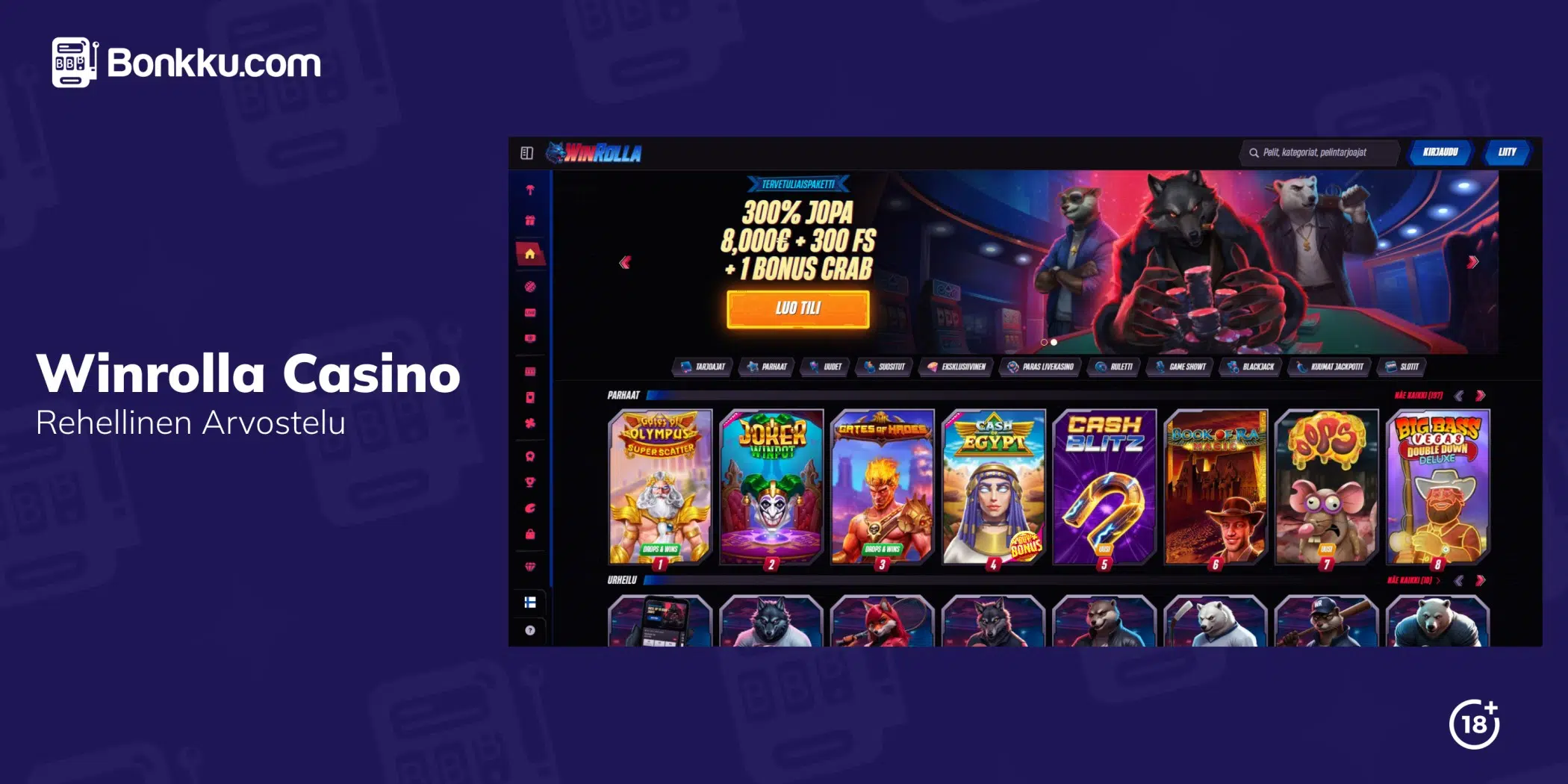 winrolla casino arvostelu
