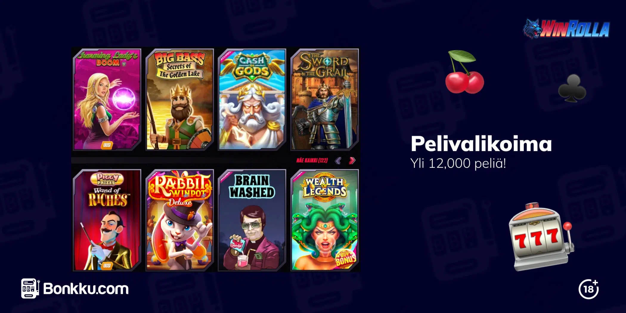 winrolla pelivalikoima