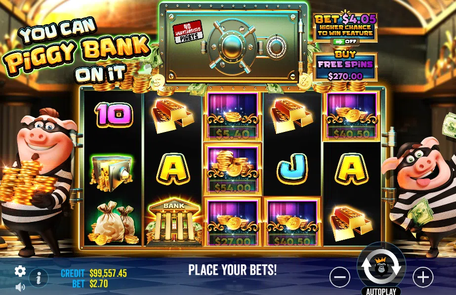 you can piggy bank on it slot