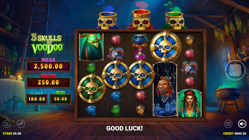 3 skulls of voodoo bonus