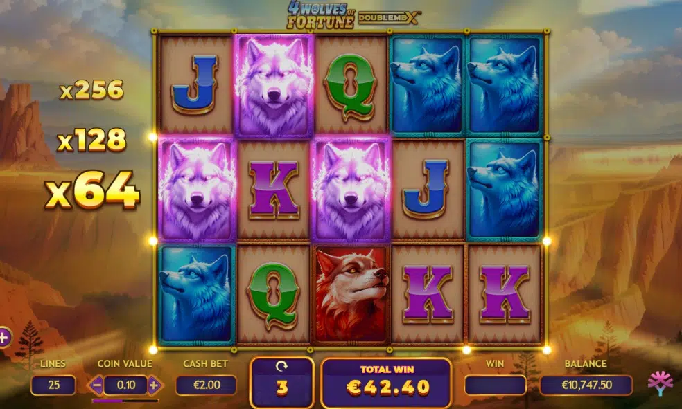 4 wolves of fortune bonus