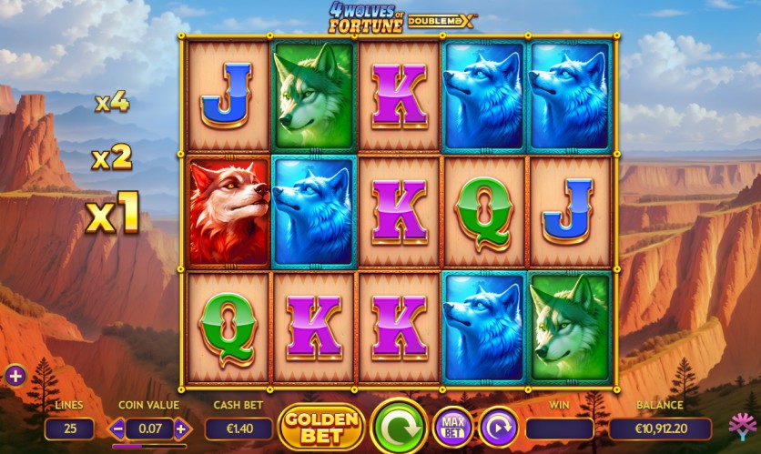 4 wolves of fortune slot