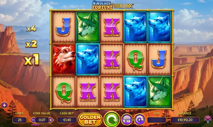 4 wolves of fortune slot