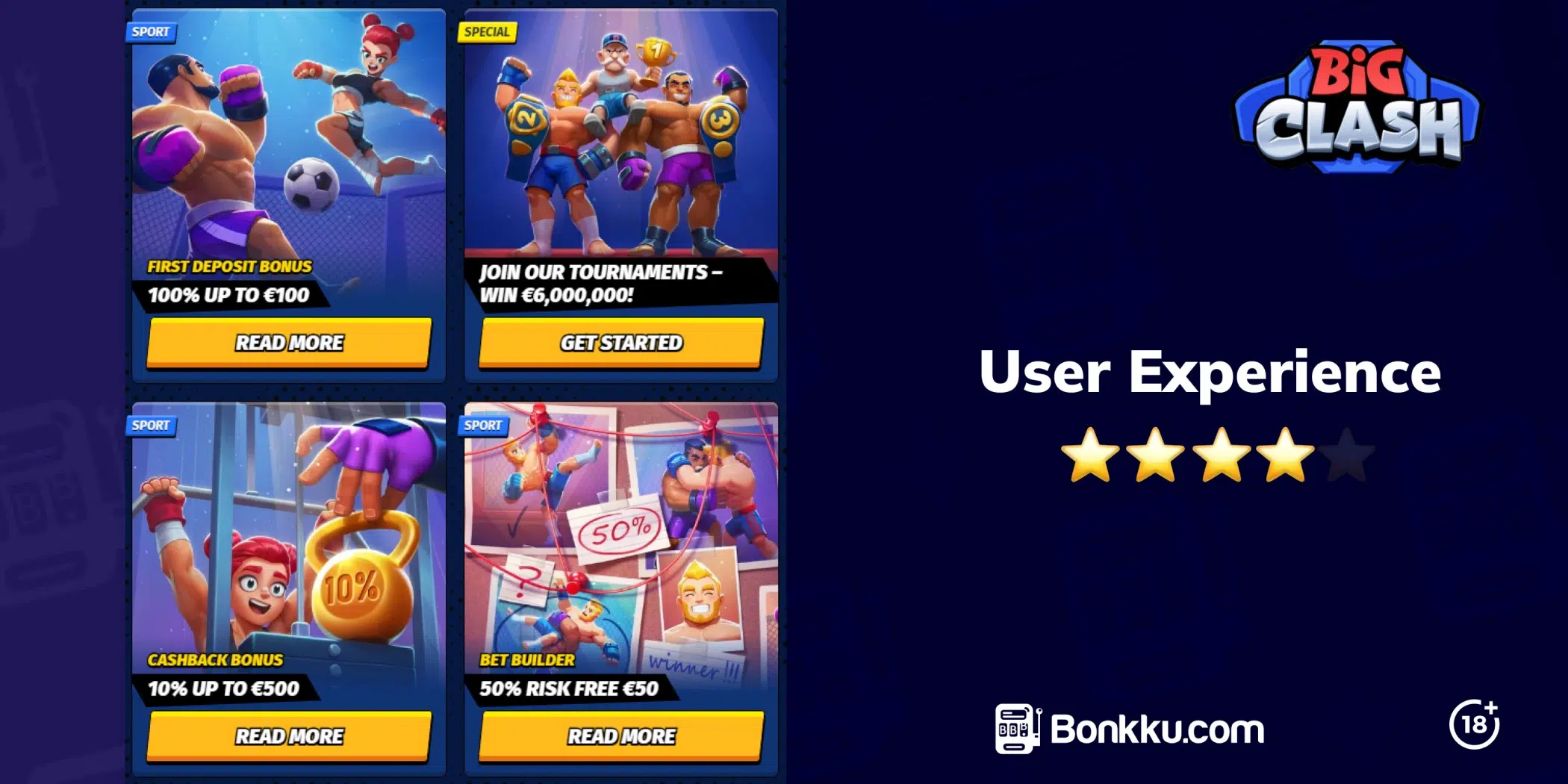 big clash casino user experience