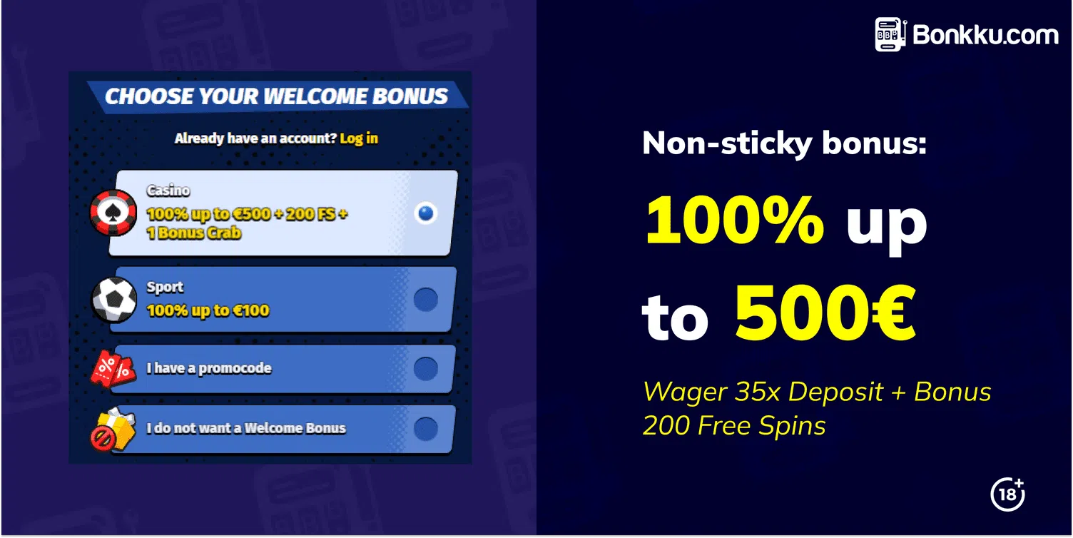big clash casino welcome bonus