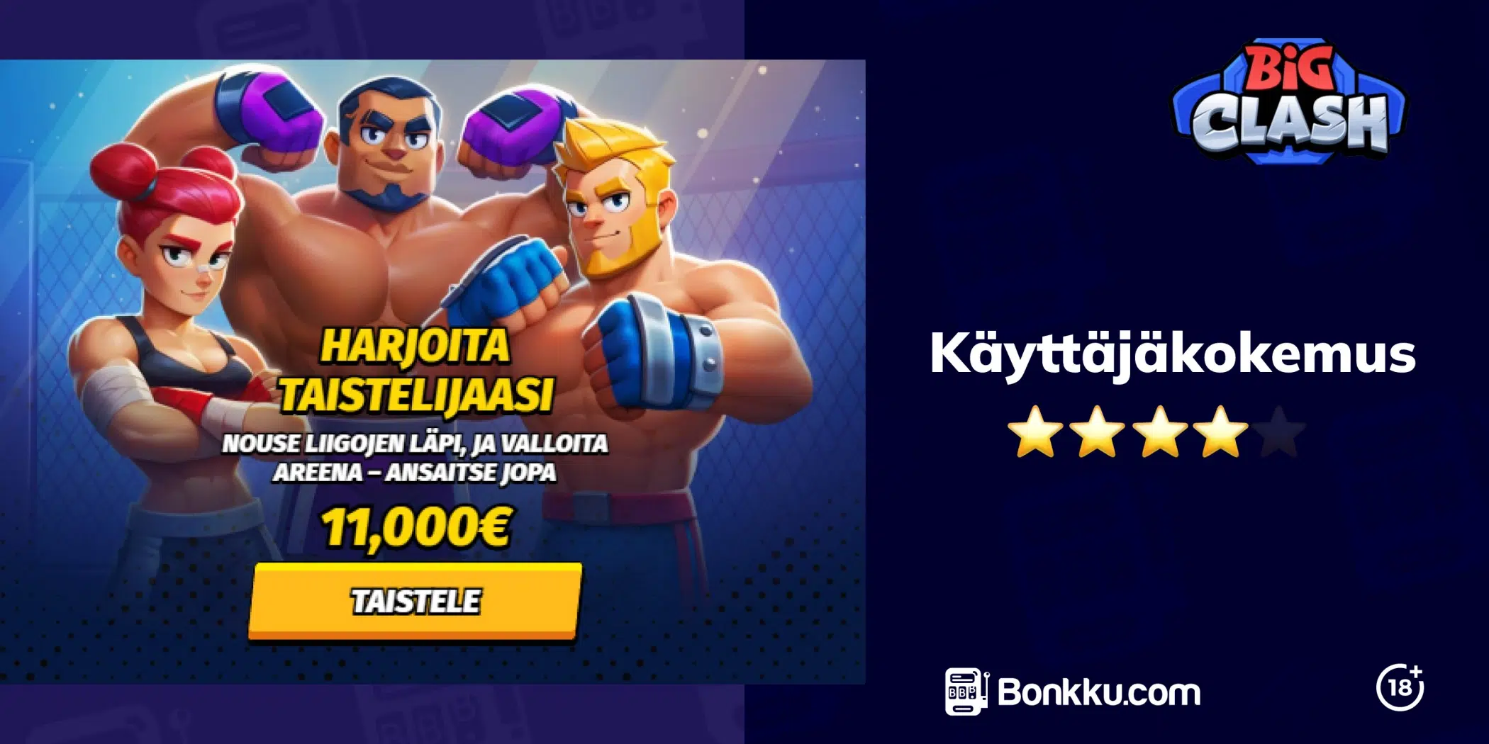 big clash käyttäjäkokemus