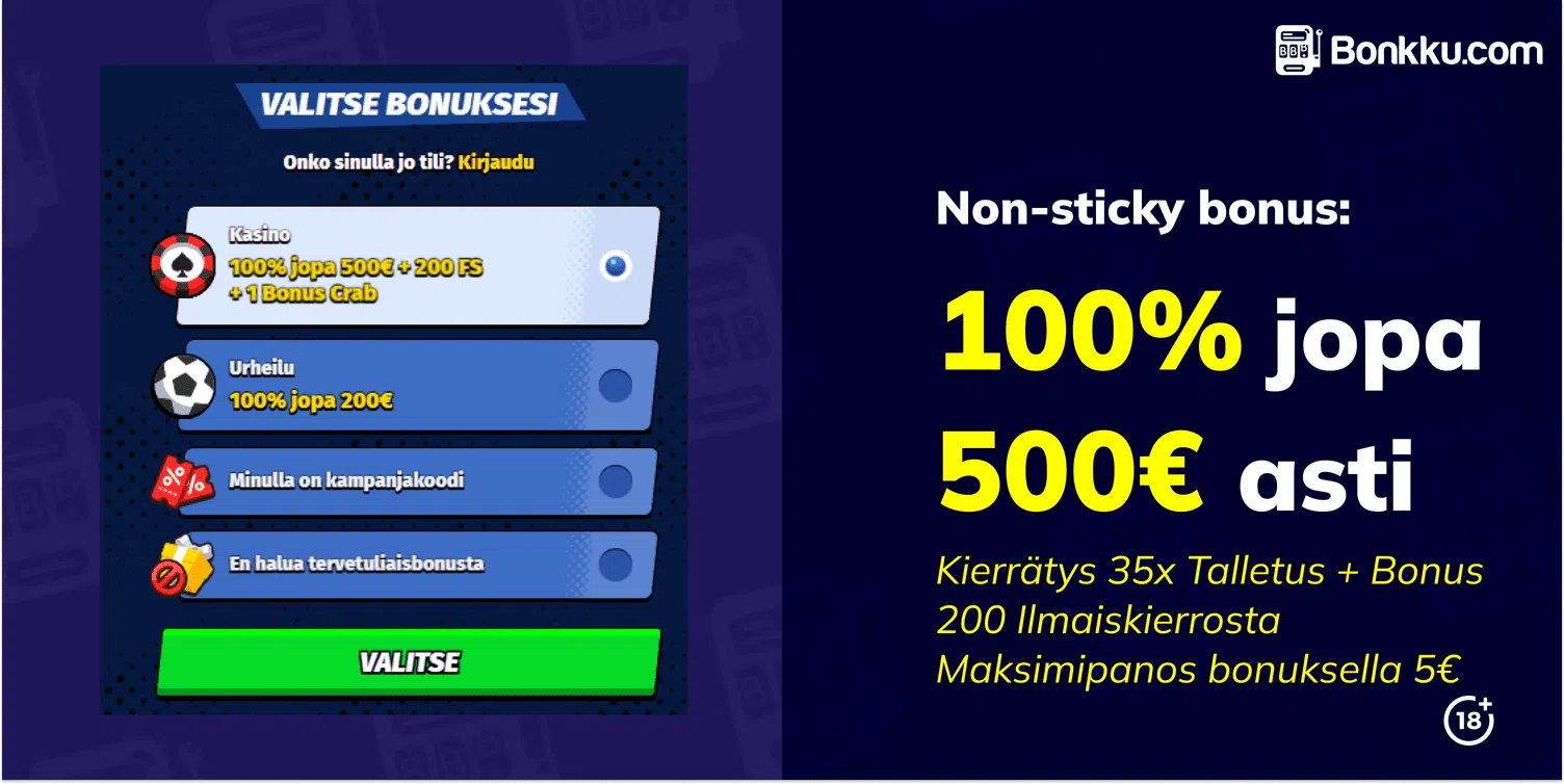 big clash tervetuliaisbonus