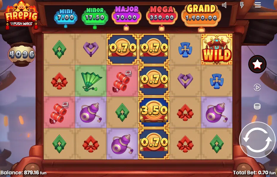 fire pig push ways slot
