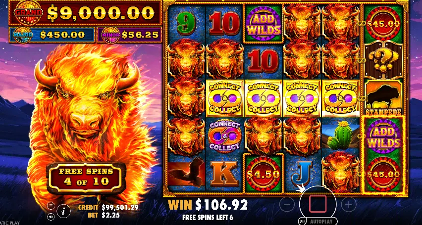 fire stampede 2 bonus