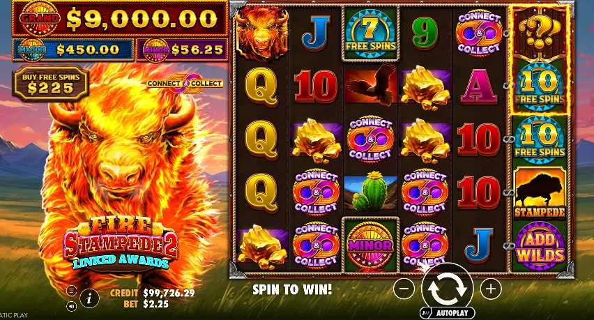 fire stampede 2 slot