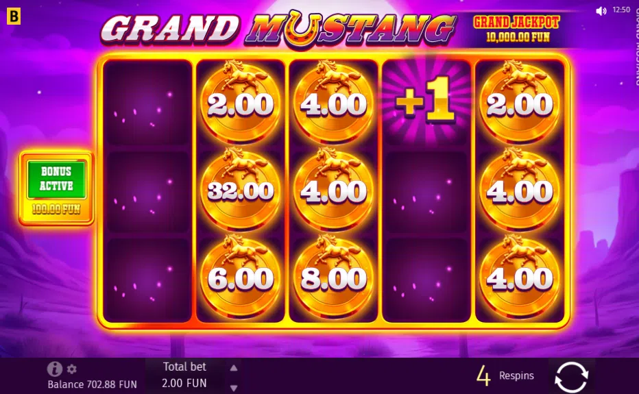 grand mustang bonus