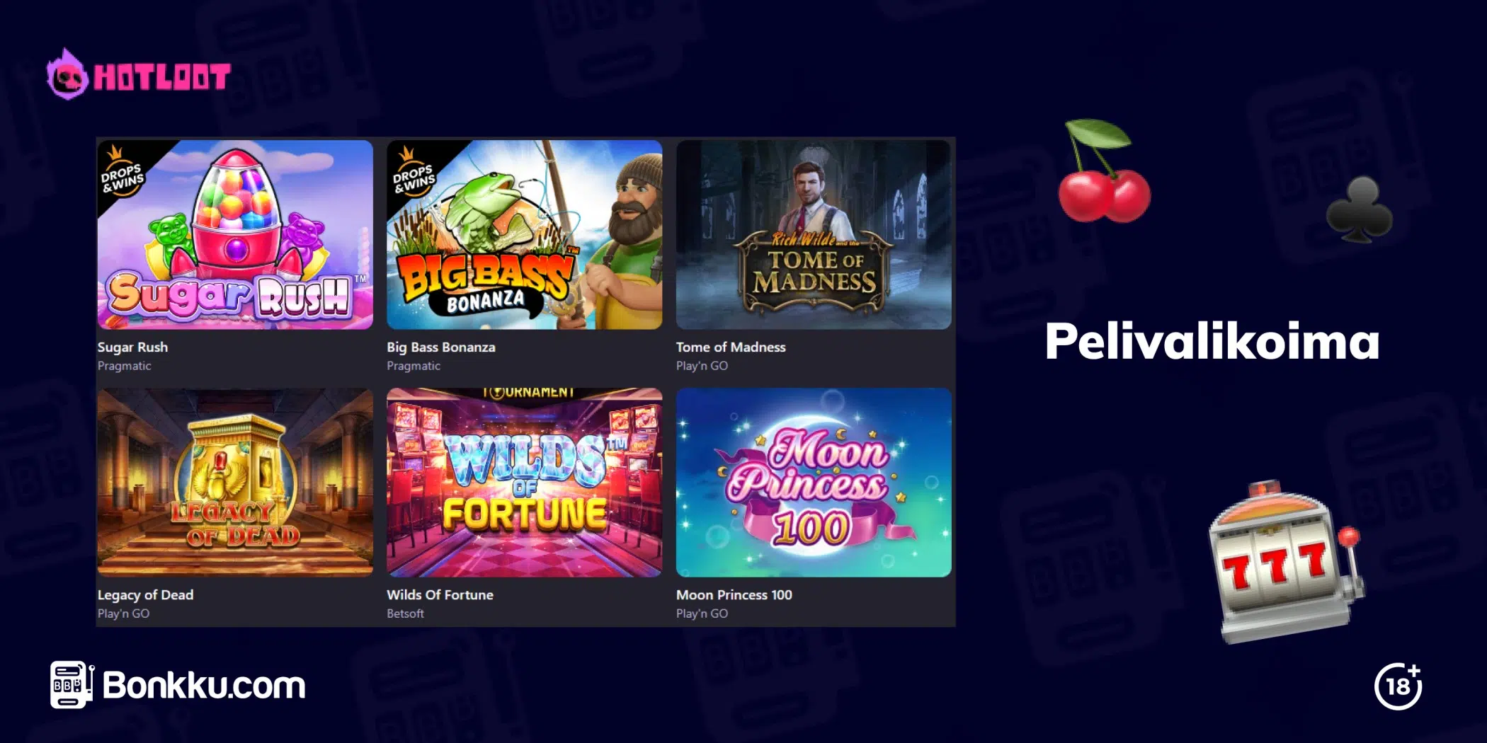 hotloot casino pelivalikoima