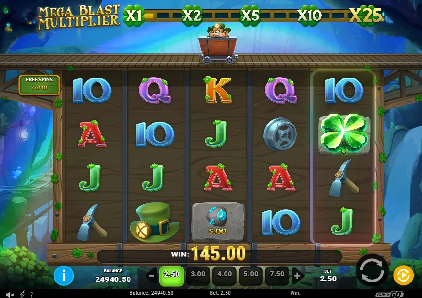 leprechauns diamond dig bonus
