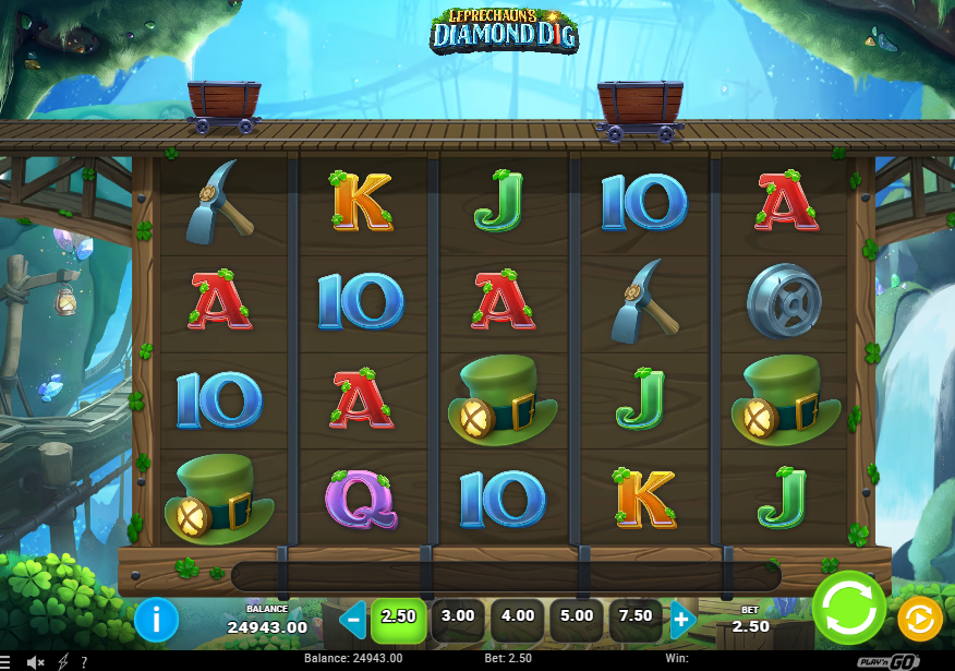 leprechauns diamond dig slot