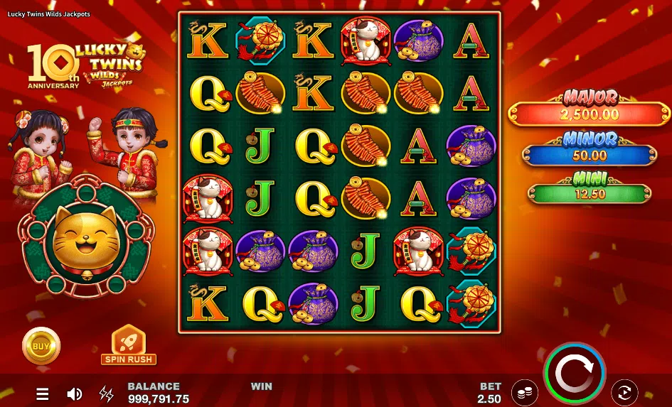 lucky twins wilds jackpots slot