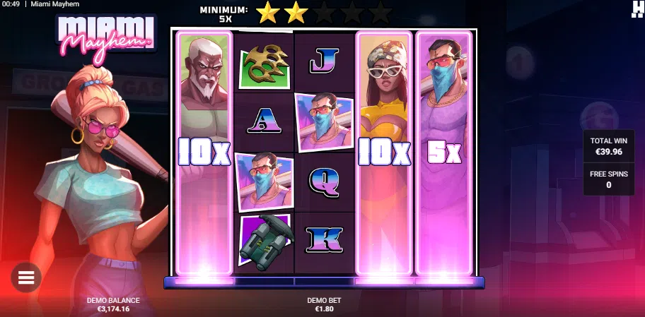 miami mayhem bonus