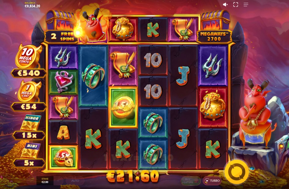 play with the devil megaways bonus
