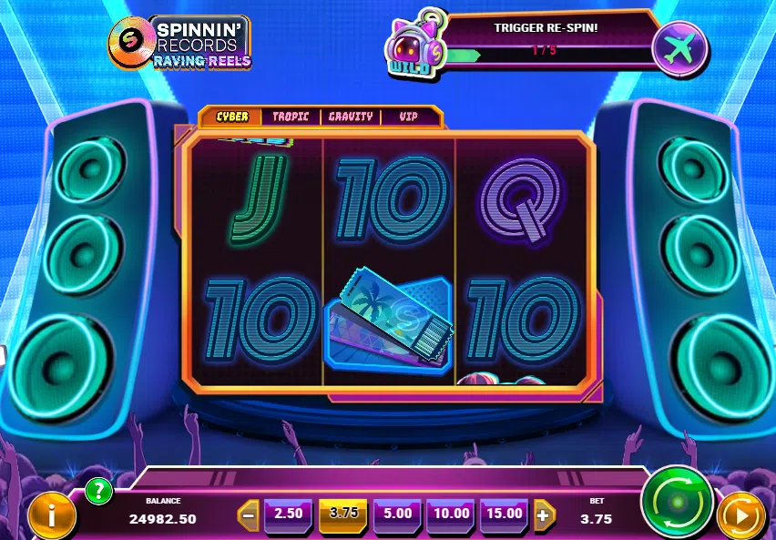 spinnin records raving reels slot