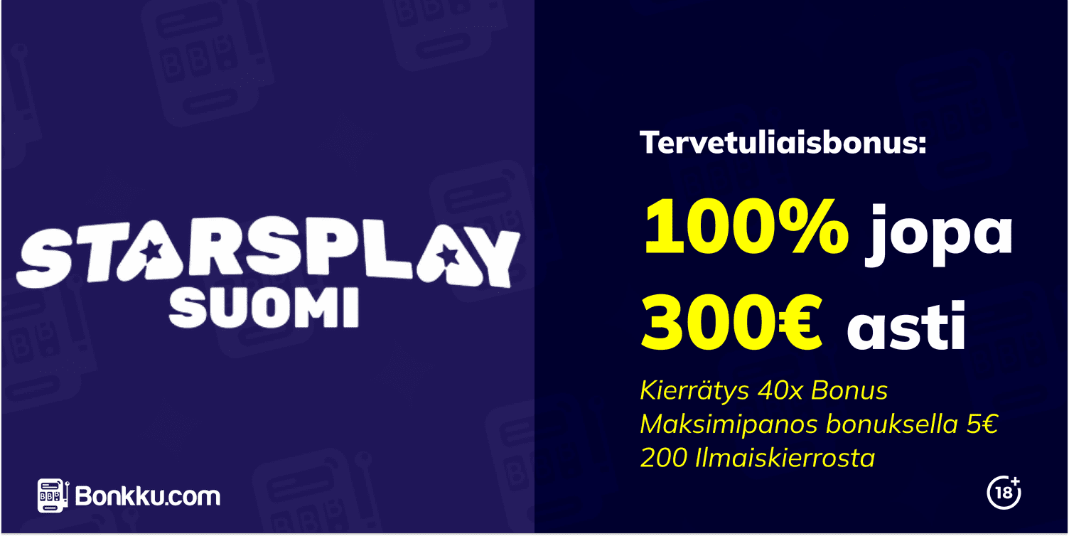 starsplay suomi tervetuliaisbonus