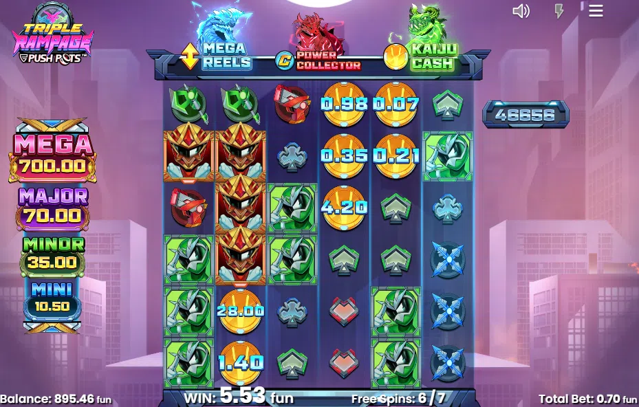 triple rampage bonus