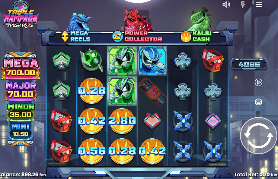 triple rampage slot