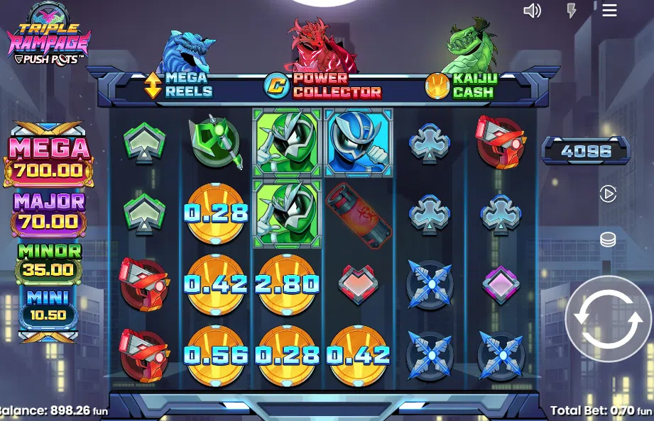 triple rampage slot