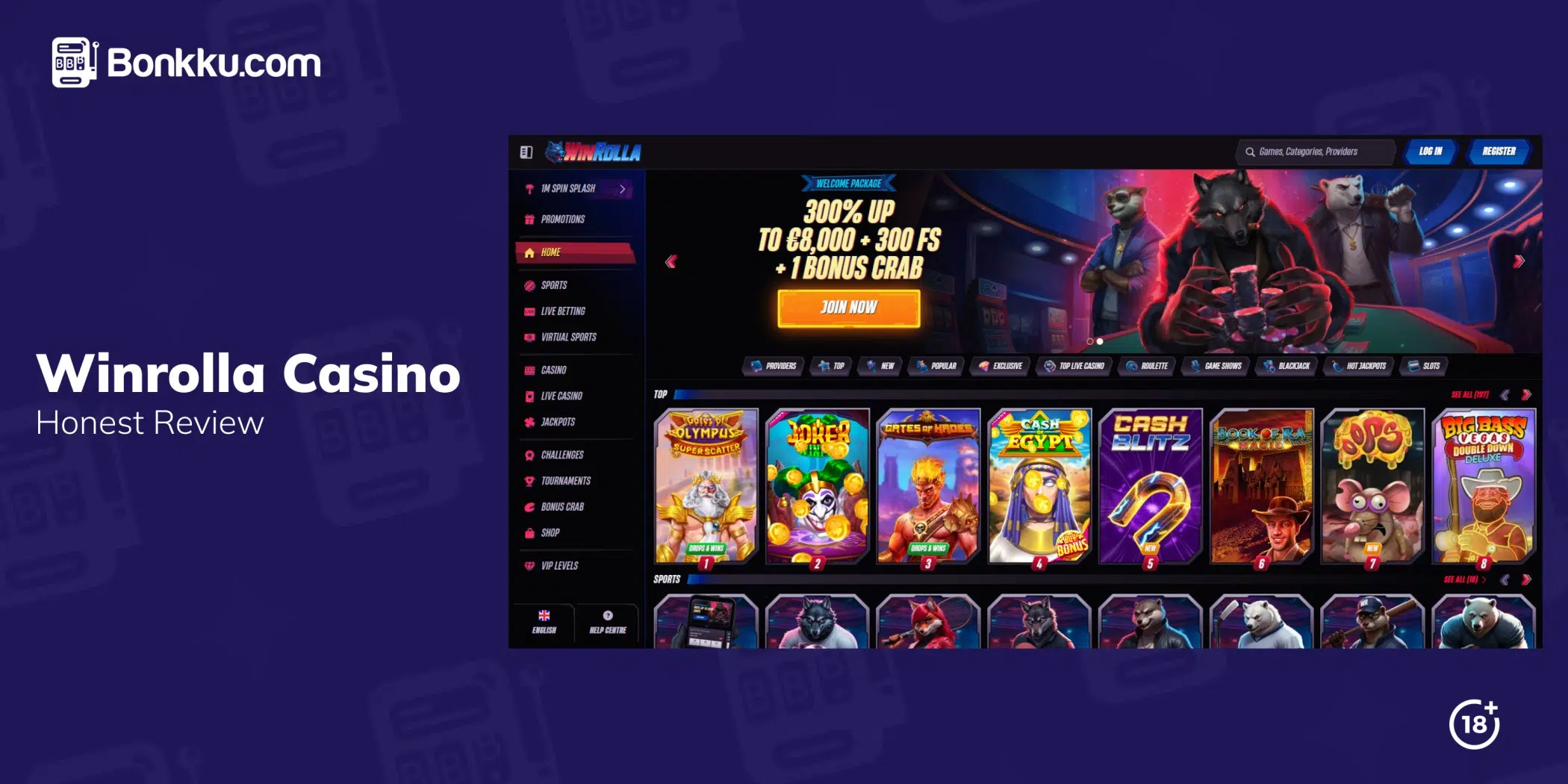 winrolla casino review