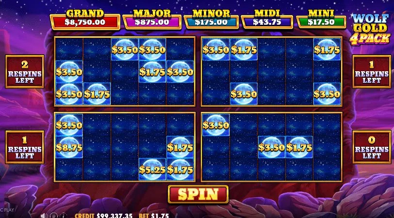 wolf gold 4 pack bonus