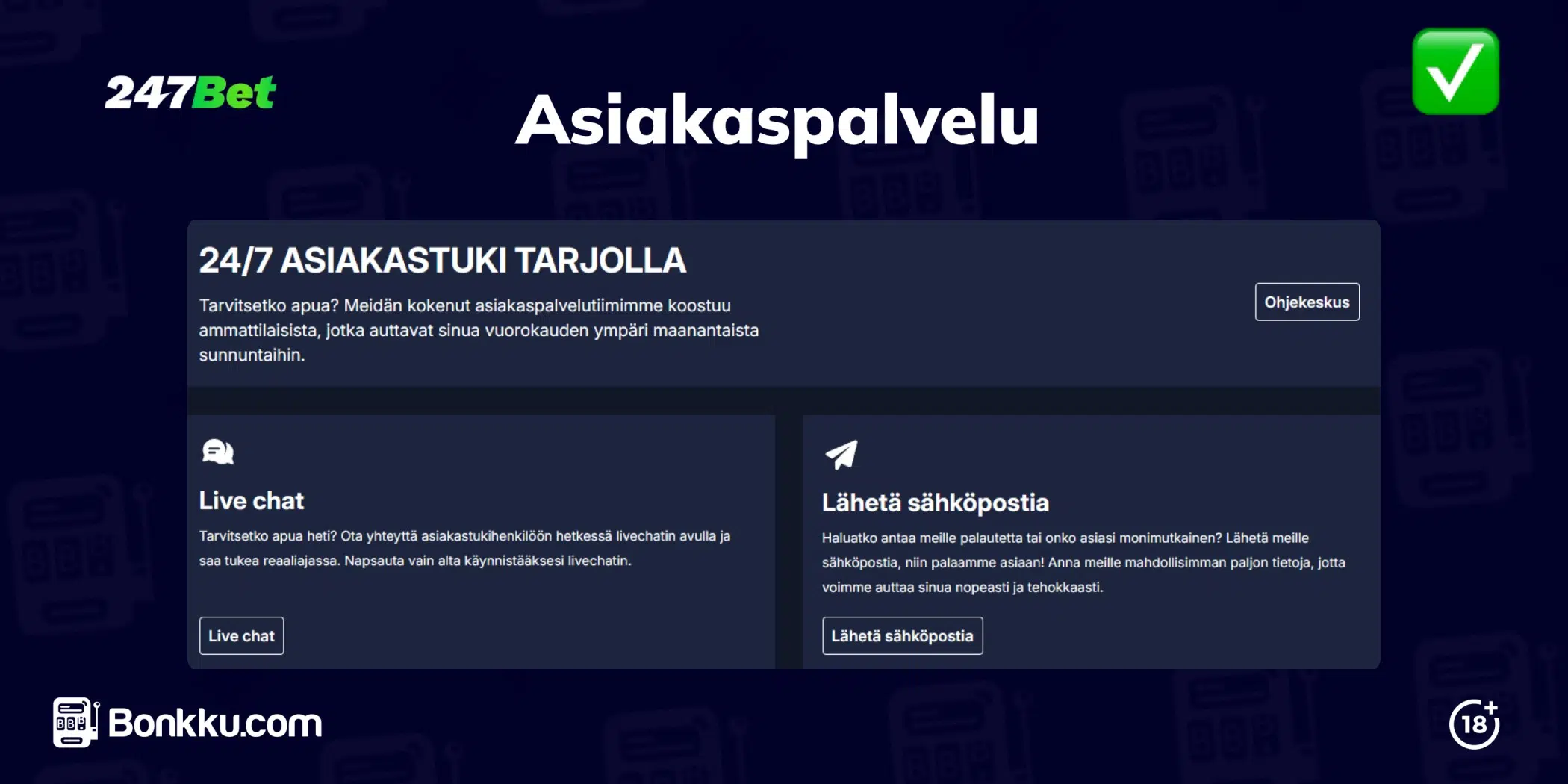 247bet asiakaspalvelu