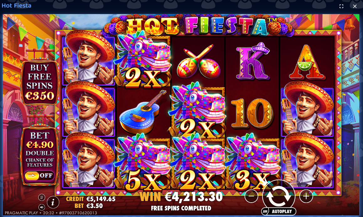 Big wins screenshot