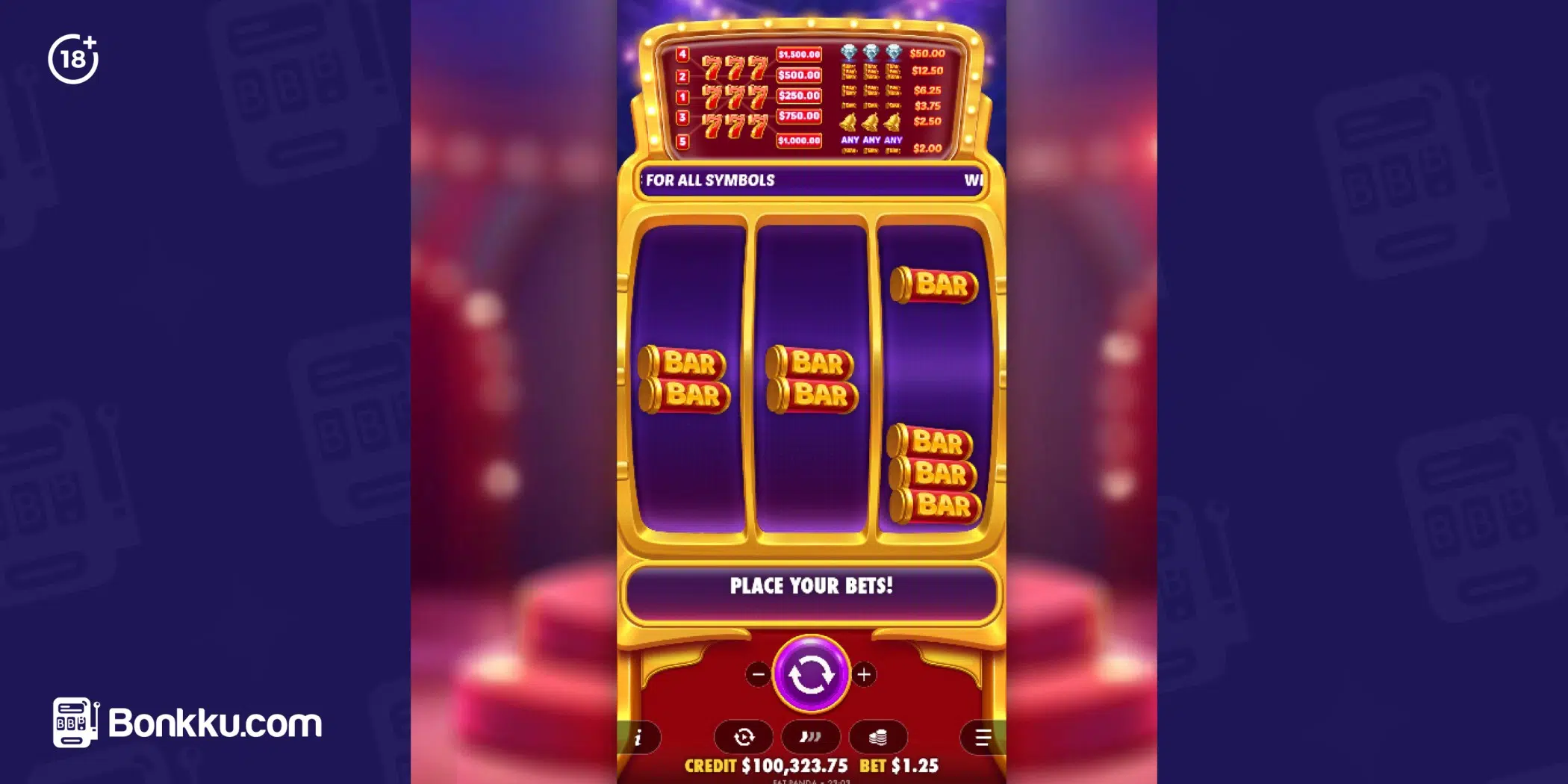 777 rush slot