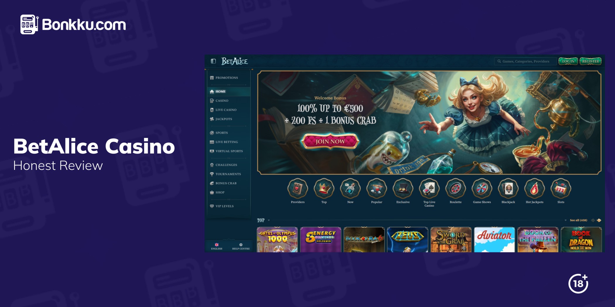 betalice casino review