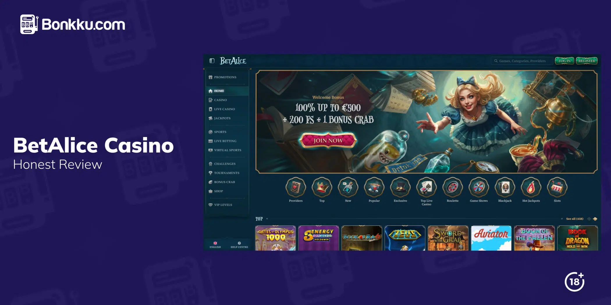 betalice casino review