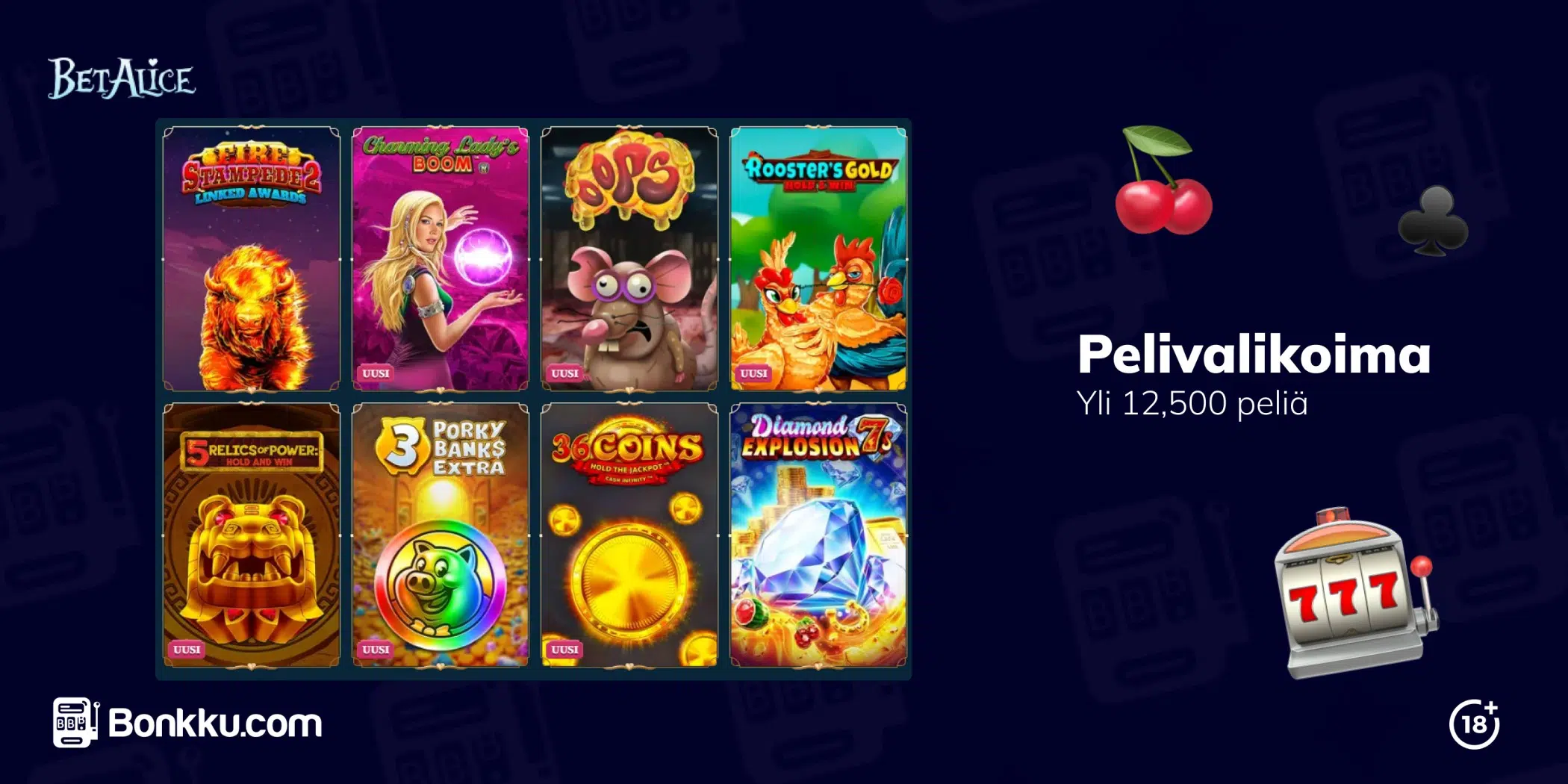 betalice pelivalikoima
