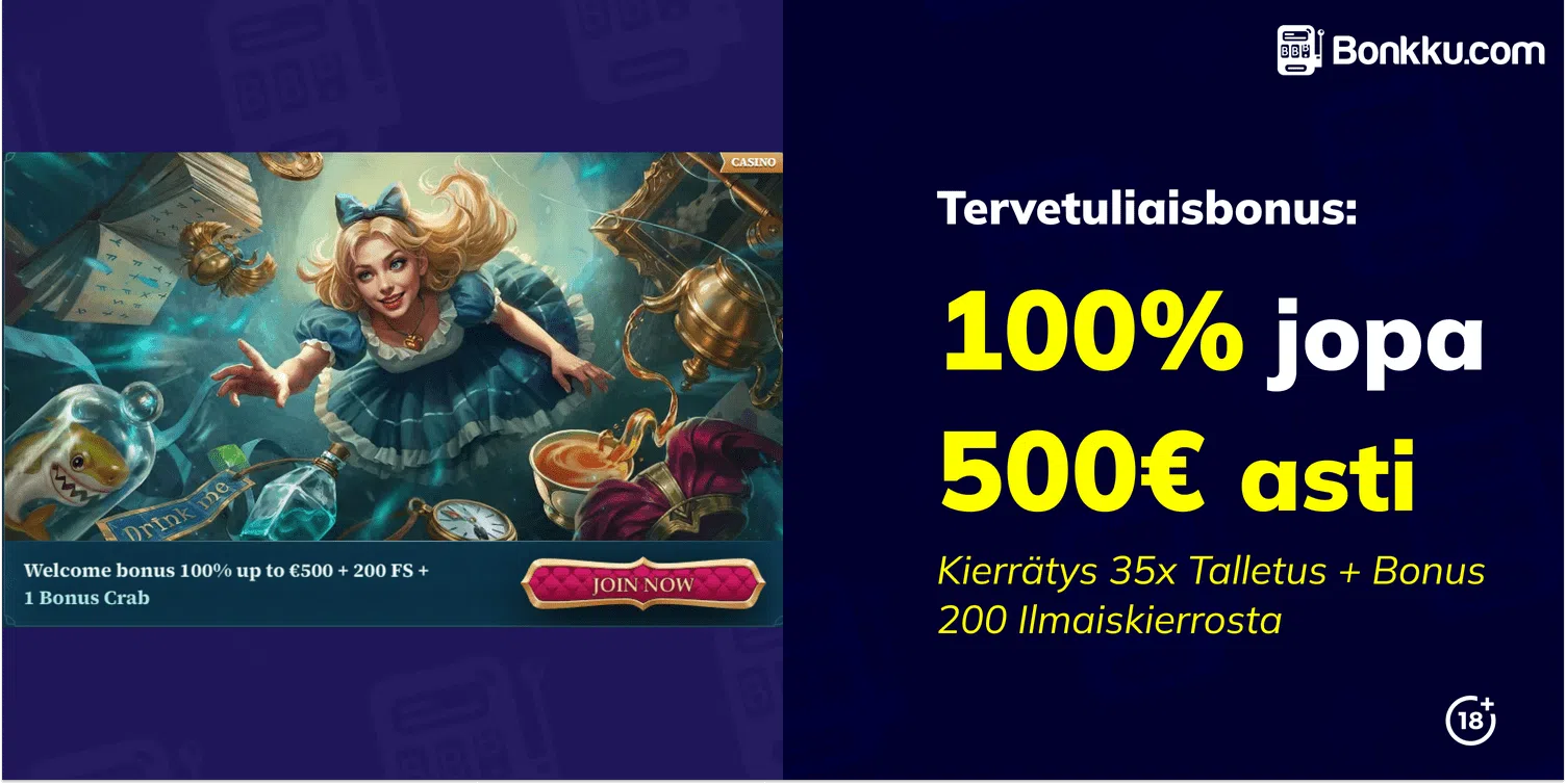 betalice tervetuliaisbonus