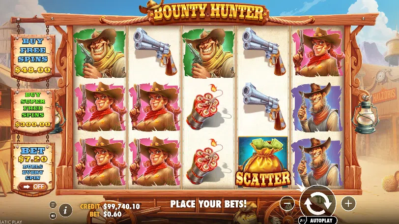 bounty hunter slot