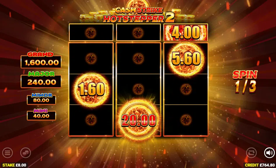 cash strike hotstepper 2 bonus