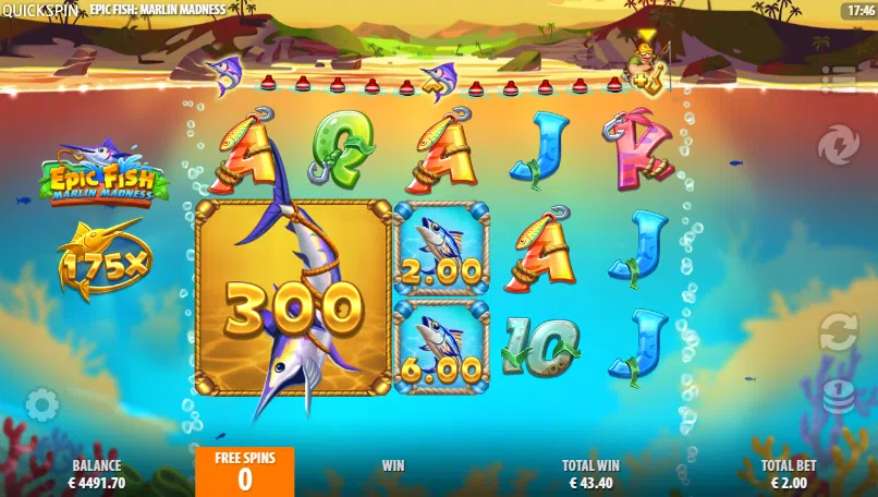 epic fish marlin madness bonus