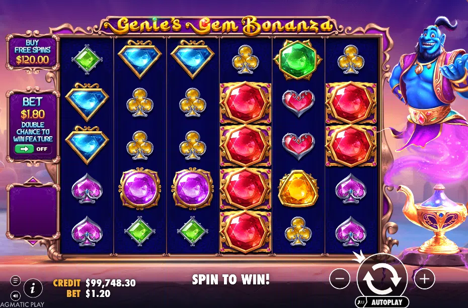genies gem bonanza slot
