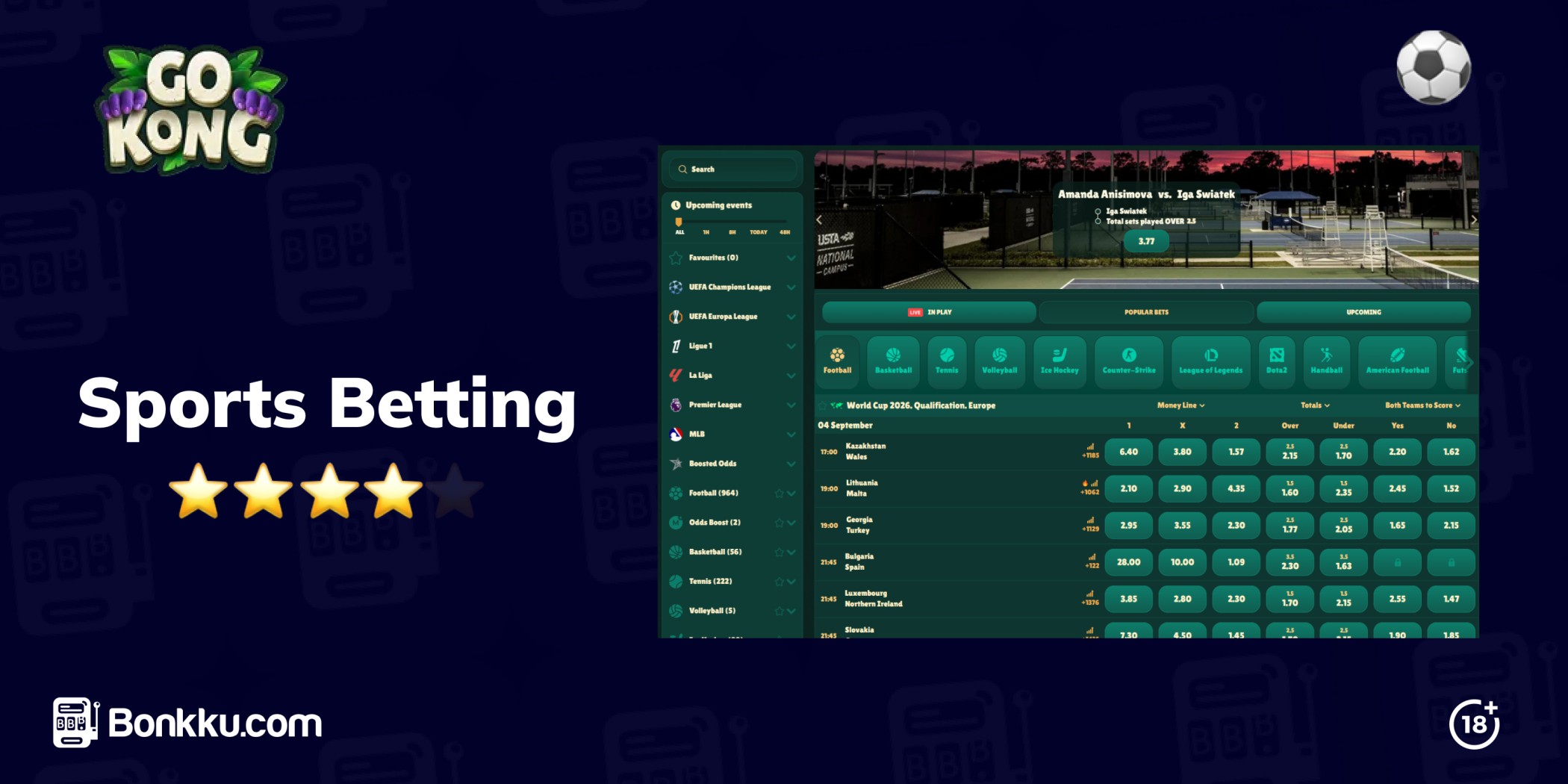 gokong sports betting