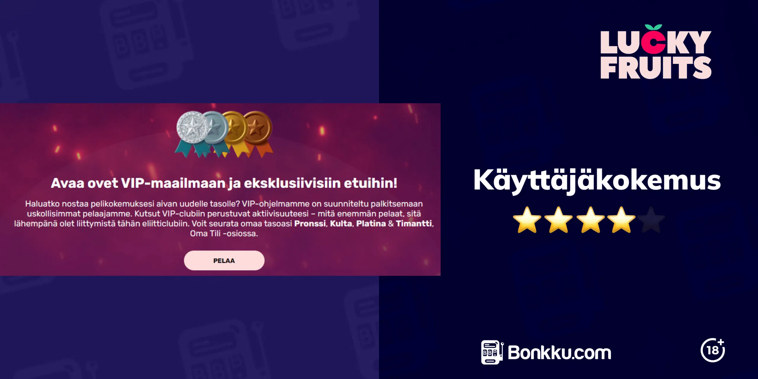lucky fruits käyttäjäkokemus