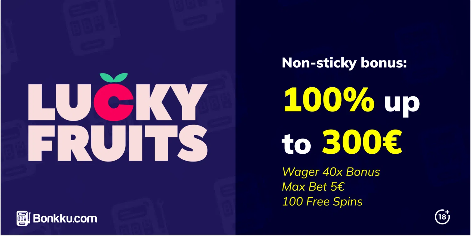 lucky fruits welcome bonus