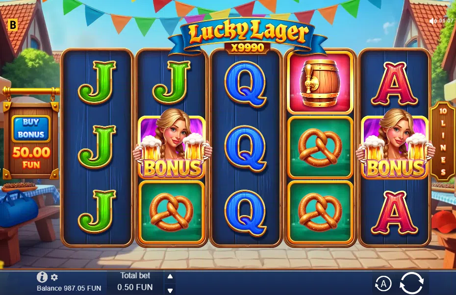 lucky lager x9990 slot