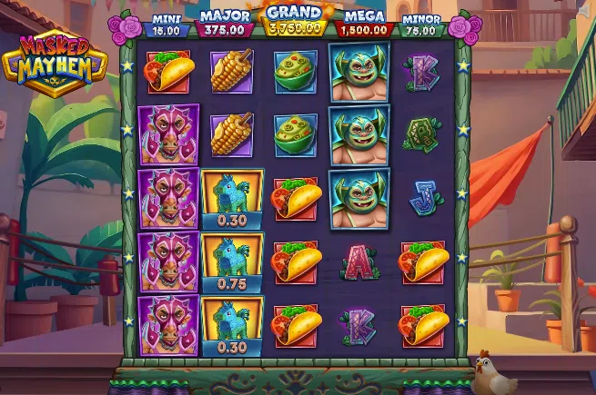 masked mayhem slot