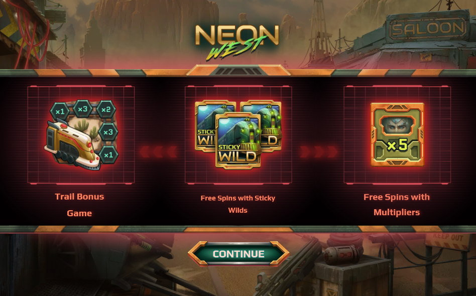 neon west bonus